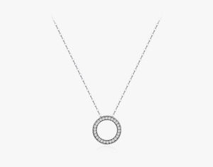 Ensemble collier et boucles d'oreilles pendantes en argent sterling S925 avec double halo de zirconiums cubiques, bijoux délicats pour femmes - Product Image 4