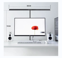 Lampe de bureau LED moderne en aluminium à col de cygne flexible avec capteur de contrôle pour chambres, bureaux, salles de lecture, et salles d'étude – Luminaire de table DC contemporain