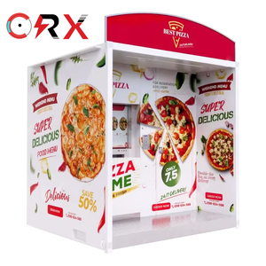 Máquina Expendedora de pizza suburbana personalizable 2025 con techo - Product Image 4