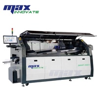 Machine à souder à la vague CNC mini PLC Max Innovate pour circuits imprimés avec largeur réglable
