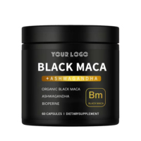 Capsules de Maca Noire Ashwagandha OEM à Prix de Gros pour l'Amélioration et la Vitalité Masculine – Capsules Énergisantes à la Maca