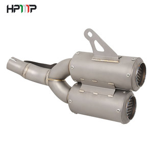 Fournisseur en gros alliage de titane vélo double sortie d'échappement pour moto <span class=keywords><strong>DUCATI</strong></span> <span class=keywords><strong>MONSTER</strong></span> <span class=keywords><strong>950</strong></span> <span class=keywords><strong>MONSTER</strong></span> 937 - Product Image 4