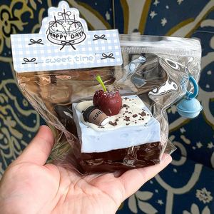 2026 New Viral Realistic Sea Salt Cake Dessert Series Squishy-soft Sticky Silicone Fidget Stress Relief Squeeze Toys for Adult - Product Image 1