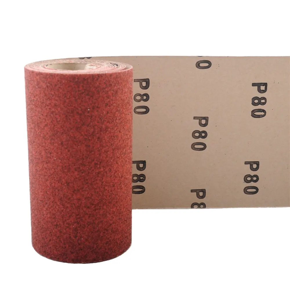 GLORY kraft paper aluminum oxide sanding paper abrasive sand roll