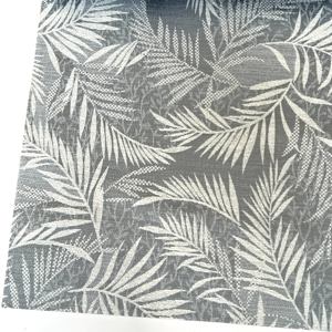 100% poliester antilembap polos Sofa Jacquard kain pelapis tahan air tenun timbul 300D + 10S benang dicelup Herringbone - Product Image 2