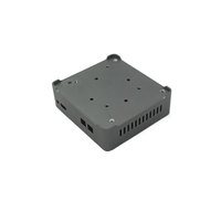 Custom Variable Thickness Aluminum Full Tower Computer Case Fanless Custom Color Side Panel Stock N03 for 12x12cm 10x10cm PCBA