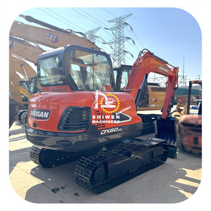 Used Doosan Mini <b>Excavator</b> DX60-9C In Low Hours Secondhand Crawler Digger Doosan DX60 DX70 DX80 Free Shipping Excavadora - Product Image 1