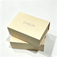 Coffret Cadeau Luxe Empilable Personnalisé du Fabricant – Boîte d'Emballage Rigide Magnétique Crème Blanc Imprimée sur Mesure pour Marques