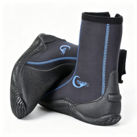 Bottes de plongée en néoprène haut de gamme 5 mm, chaussures de plongée résistantes aux perforations pour la plongée sous-marine, la pêche sous-marine et le surf