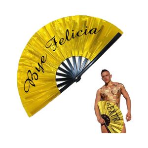 Abanico Plegable de Plástico Ecológico de 33 cm con Diseño Personalizado de Arte Folclórico Musical para Regalos Promocionales Empresariales o de Año Nuevo Chino - Product Image 4