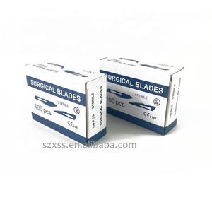 Ukuran No 10 R 10R 10 11 15 22 24 26 36 Pisau Bedah Bedah Steril Mikro Baja Tahan Karat Karbon Sekali Pakai - Product Image 2