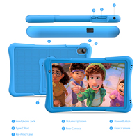 Tableta PRITOM de 10.1 Pulgadas y 32 GB para Niños, Tableta Android para Niños con Funda de Silicona, Control Parental y Aplicaciones