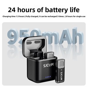 Micrófono inalámbrico con clip M3 para teléfono móvil y cámara de acción - Reducción de ruido, transmisión en vivo y grabación - Product Image 4