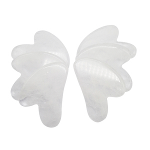 Planche de Gua Sha en forme de coeur en cristal blanc Outil de thérapie de massage Guasha Prévenir <span class=keywords><strong>les</strong></span> <span class=keywords><strong>rides</strong></span> <span class=keywords><strong>pour</strong></span> l'<span class=keywords><strong>acupuncture</strong></span> SPA - Product Image 5