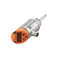Capteur de débit SI5000 IFM avec boîtier en acier inoxydable et indicateur graphique à barres LED résistant, affichant les points de commutation et le débit