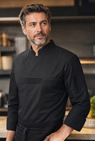 Vêtements de travail pour chef de cuisine automne-hiver, ensemble à manches longues avec fermeture éclair, nouveaux uniformes de restaurant et de bar pour restaurant haut de gamme