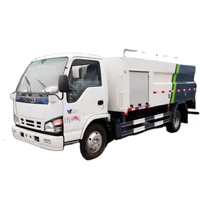 ISUZU 4X2 yüksek basınçlı temizleme aracı septik tanklarda kanalizasyon boruları ve temiz çamur araştırmak için kullanılır