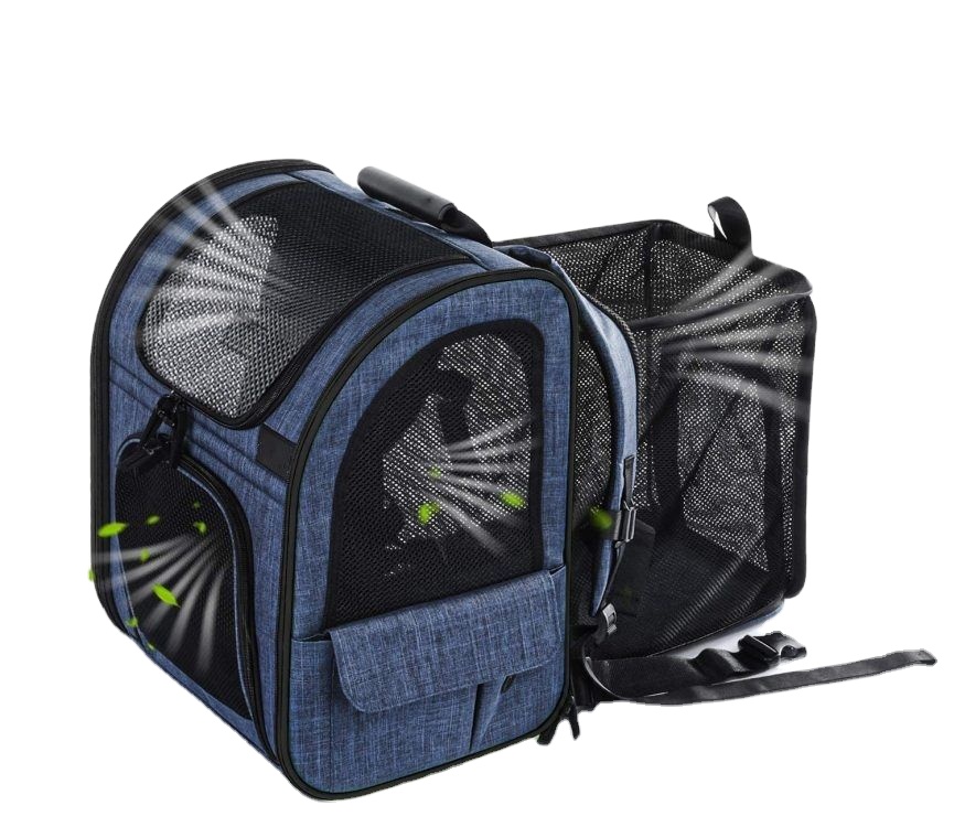 2021 Заводская цена OEM/ODM Sac a Dos Chat Chien Extensible 90% Sac Transport для Chat маленькая собака Respirant Pet backpack