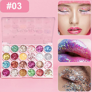 Paleta de sombras de ojos con brillo de 24 colores para principiantes y fácil de usar en la vida diaria - Product Image 5