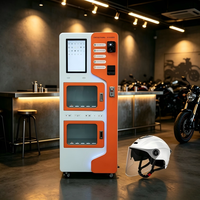 Stérilisateur-laveur de casques industriels lourds pour installation en centre de lavage automobile