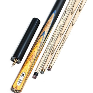 Queue de billard O'Min Bumblebee 2 pièces en bois de frêne avec joint en laiton, standard pour snooker et billard à neuf boules - Product Image 4