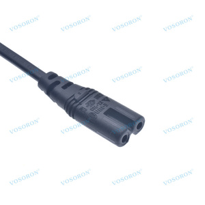 IEC 320 C14 3pin nam cắm để hình 8 C7 2pin nữ Power Adapter Cable IEC C13 để C8 trao đổi dây 0.3m/0.6m/1m/2M 2.5A - Product Image 5