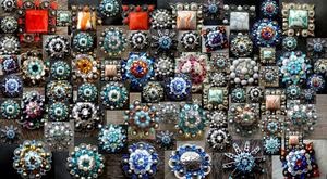 Conchos Bling sang trọng với các nút tinh thể để sử dụng cao cấp - Product Image 2