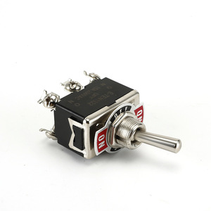 电气设备用高质量6针3位E-TEN1322旋钮拨动开关12毫米电源控制金属开关 - Product Image 3