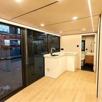 Structure en acier et fibre de verre, villa modulaire moderne de 20 pieds, mobile, hôtel, cabine intelligente Apple, conteneur de couchage, maison, garantie de 2 ans