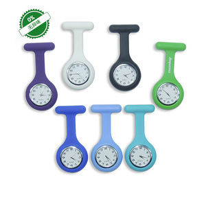 Montre de poche médicale en silicone luminescente à aiguille, directement de l'usine transfrontalière, pour les infirmières, montre à quartz en forme de T, montre de poitrine - Product Image 5