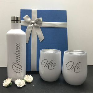 De doble pared con aislamiento de vino de acero inoxidable botella de vaso de regalo - Product Image 5