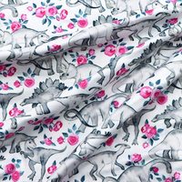 Oeko-tex standard 100 dty tissu d'impression numérique double brossé