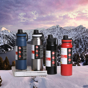 MIDA portátil Color sólido 304 botellas de agua de acero inoxidable moderno viaje coche taza hervidor termos para deportes caliente - Product Image 2