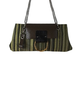 Borse a Spalla in Materiale Sostenibile PVC Cotone Stile Rock Classico Artigianale Italiano Garanzia di Qualità Personalizzazione Ragazze Mat-b - Product Image 1