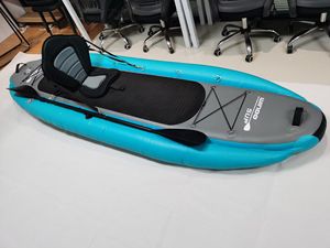 Triciclo Inflable de 335 cm con Pedales, Azul, para una Persona, con Sistema Drop Stitch, Tabla de Pesca, <span class=keywords><strong>Kayak</strong></span> - Product Image 2