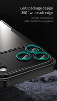 Coque antichoc robuste en TPU souple avec protection d'objectif pour iPhone 17 Air 16 15 14 13 12 Plus Pro Max