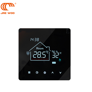 Smart Living Design moderne WiFi <span class=keywords><strong>Thermostat</strong></span> <span class=keywords><strong>sans</strong></span> <span class=keywords><strong>fil</strong></span> <span class=keywords><strong>pour</strong></span> chaudière à gaz et composants de chauffage par le sol, appartement idéal - Product Image 1