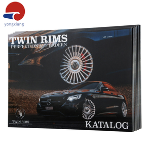 Catalogue horizontal Impression de produits Reliure parfaite Papier couché Impression de catalogue de magazines automobiles professionnels personnalisés - Product Image 3