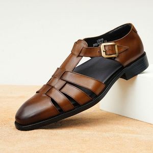 Chaussures habillées de luxe pour hommes style britannique, en cuir véritable, type Oxford, pour affaires, grandes tailles, pour dropshipping - Product Image 6