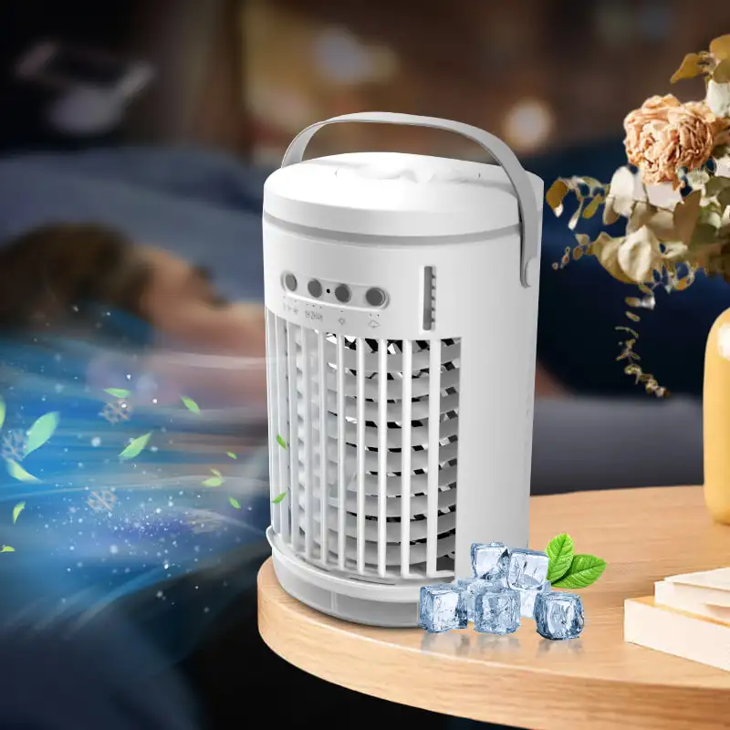 Portable Mini Air Conditioner Cooling Fan With Humidifier