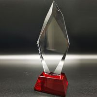 Meilleure vente pas cher récompense médaille chine acrylique Transparent cristal coupe échantillon cristal prix Plaque