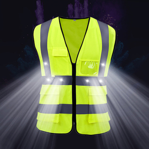 Đèn <span class=keywords><strong>LED</strong></span> Nhấp Nháy Giao Thông Phản Quang Vest An Toàn Vest Giao Thông Chạy Vest Với Đèn <span class=keywords><strong>Led</strong></span> - Product Image 5