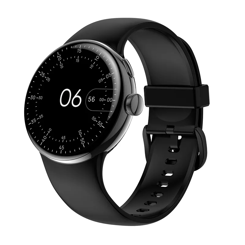 Gezwollen La24 Amoled Horloge In Voorraad Smartwatch Nfc Bt Calling Voice Control Altijd Display Smart Watch