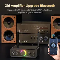 Adaptateur audio BT 5.3 multifonction, émetteur-récepteur sans fil RGB, DAC, contrôle IR, micro 6,5 mm, niveau concert pour karaoké