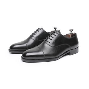 Zapatos de Hombre de Cuero Genuino para Primavera/Verano, con Punta en Pico, Estilo Oxford de Cuatro Punteras, con Cierre de Cordones, Ligeros, para Bodas y Negocios - Product Image 2