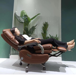 Silla de jefe ligera de lujo, silla de oficina ergonómica duradera, cómoda silla de oficina de cuero Simple reclinable - Product Image 4