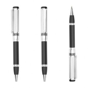 Bolígrafo de Metal de Lujo de Alta Calidad, Bolígrafo de Rodillo Negro y Dorado, Premium, para Regalo Corporativo o Minorista - Product Image 4