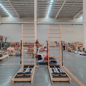 Attrezzatura Fitness per Yoga e <span class=keywords><strong>Pilates</strong></span>, Trainer da Parete con Scala Scorrevole Bidirezionale - Product Image 2