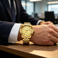 Montre mécanique pour homme, vente en gros, logo OEM, haute qualité, avec nouvelles fonctionnalités automatiques tendance, bracelet en acier inoxydable et cuir