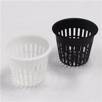 Pot en maille filet en plastique pour plantes vertes hydroponiques système de culture hydroponique Pot en maille